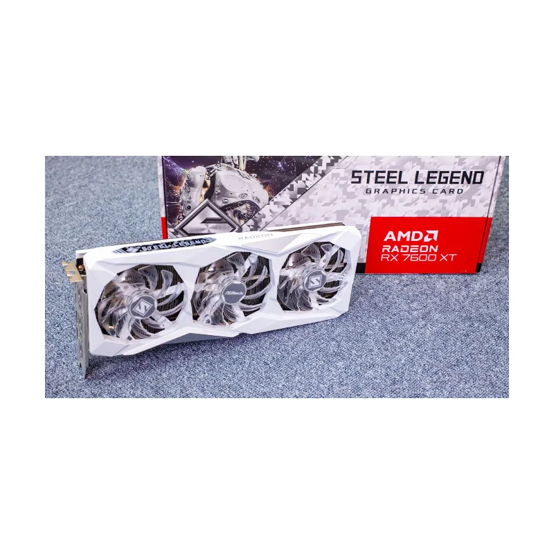 ASRock Radeon RX 7600 XT Steel Legend 16GB - Thumbnail 2